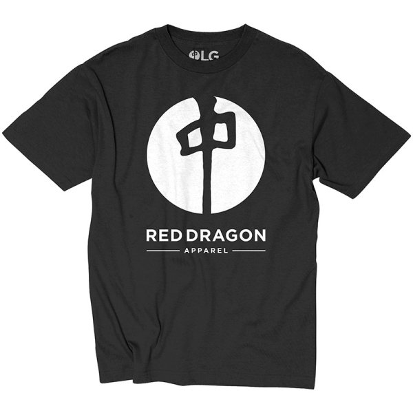 画像1: スケートボード カナダ レッドドラゴン アパレル Tシャツ RDS T-SHIRT POINT ブラック (1)