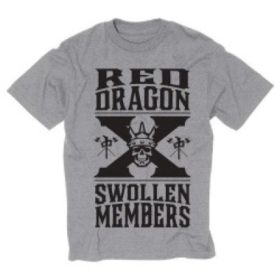 画像1: スケートボードブランド　★RED DRAGON SKATE★レッドドラゴンスケート　RDS T-SHIRT X SWOLLEN MEMBERS