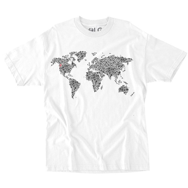 画像1: スケートボード カナダ レッドドラゴン アパレル Tシャツ RDS T-SHIRT GLOBAL HQ (1)