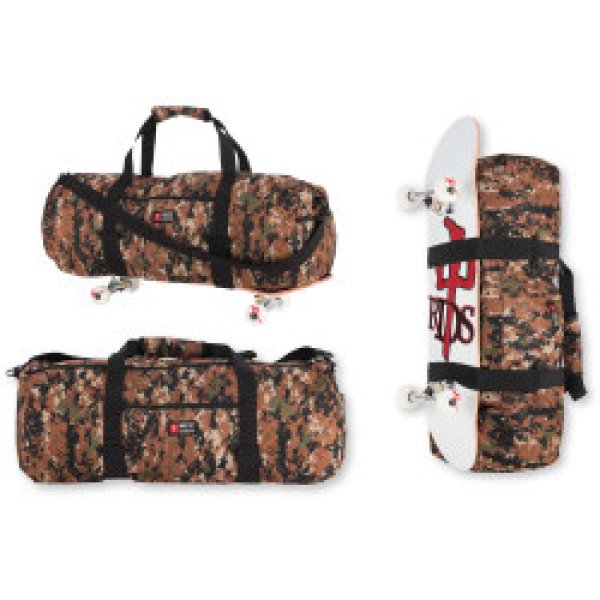 画像1:  スケートボード カナダ レッドドラゴン アパレル　バック RDS DUFFLE BAG SKATE CARRIER 迷彩 (1)