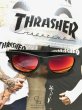 画像2: THRASHER サングラス RADICAL ラディカル ブラックxレッドレボ  (2)