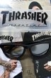 画像2: THRASHER サングラス PLANET プラネット 木目調 (2)